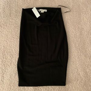 Revamped Black Pencil Skirt